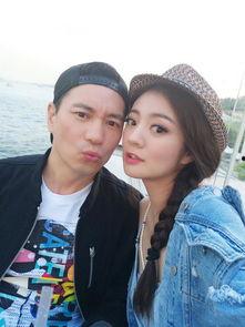 安以轩和老公度假照片